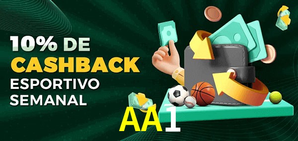 10% de bônus de cashback na AA1